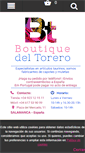 Mobile Screenshot of boutiquedeltorero.com
